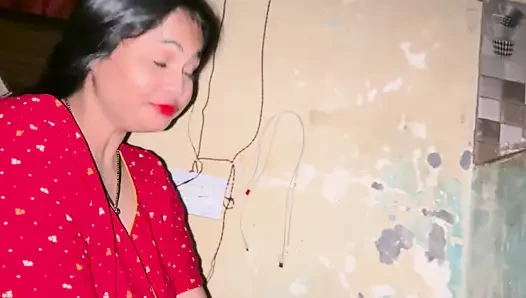 My Hot Indian Wife in Red Saree Seduced Me for Full Night Wild Ride