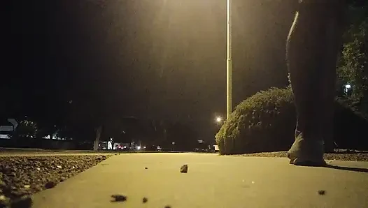 Risky late night rendezvous!