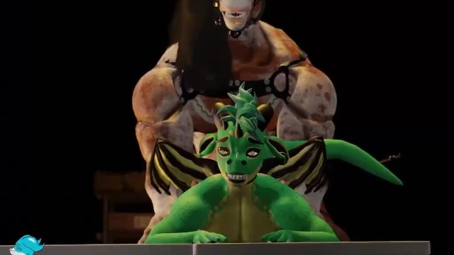 Furry Dragon Dragonboy and BIG HORSE MAN