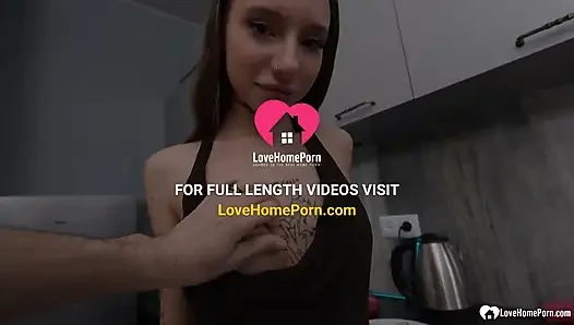 Kitchen Counter Fuck With Horny Luna Evans