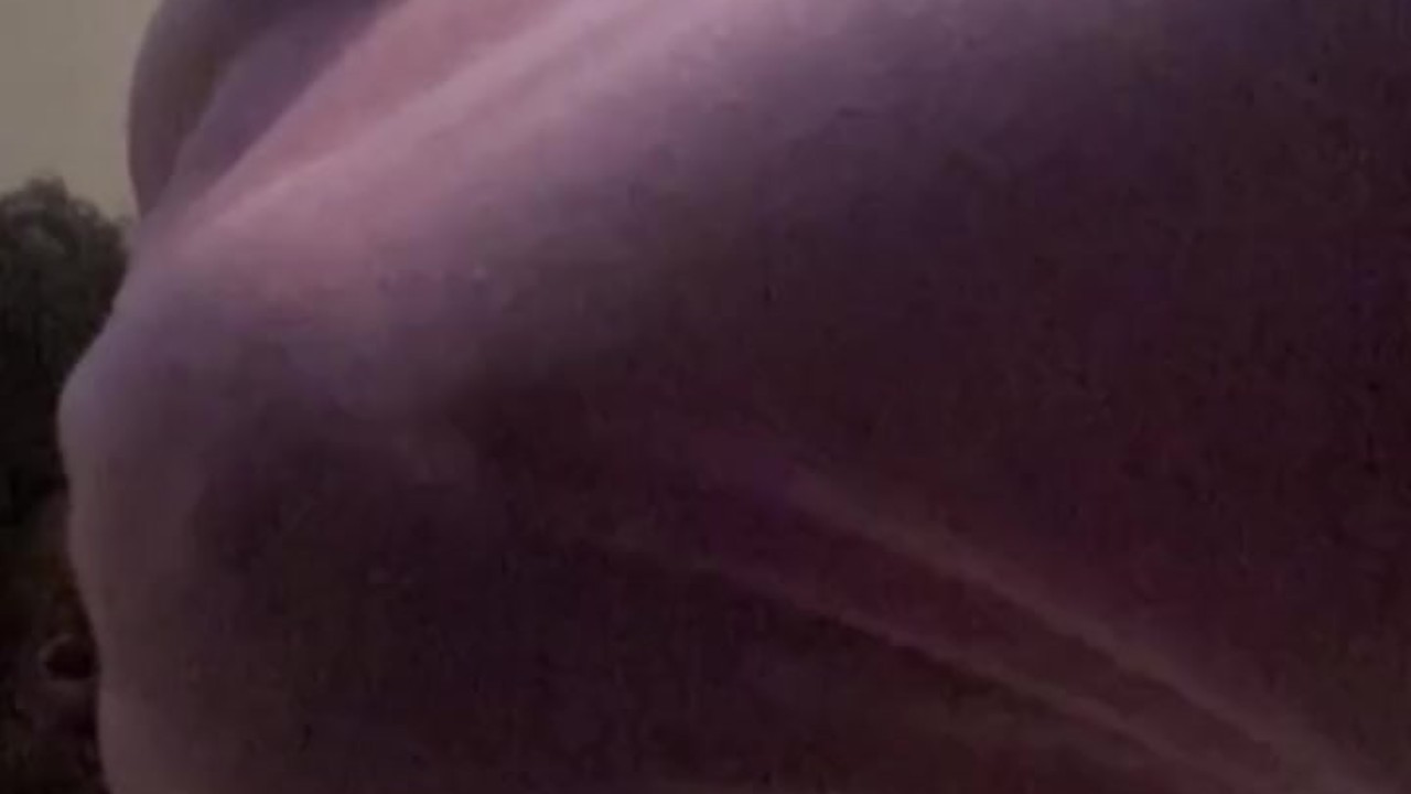 Big Tit Ebony Lightskin Swings Tits In SLOWMO