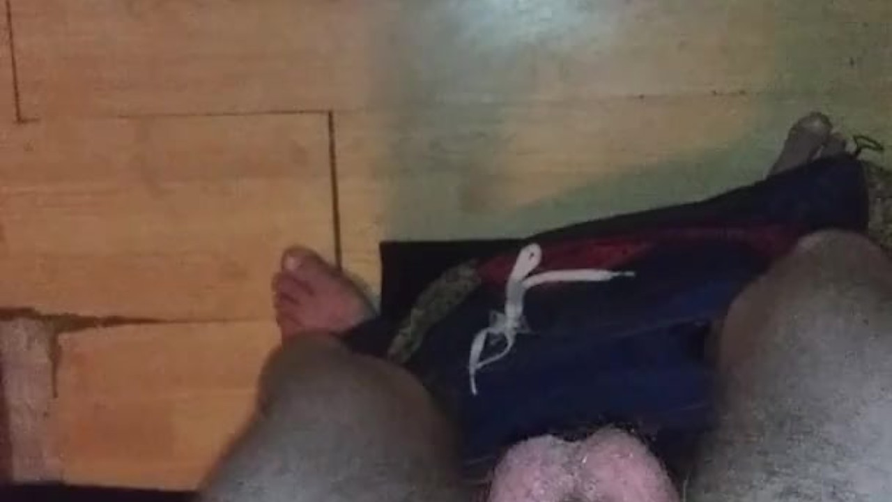 Lubed young cock play