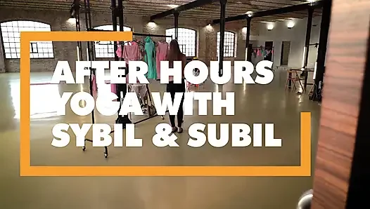 POV - After hours yoga threeway with Sybil, Subil Arch