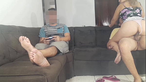 Fucking his girlfriend in front of his friend