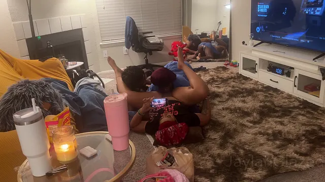 She got greedy on her pussy so I let her eat it