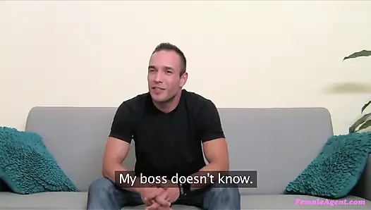 Female Agent - Cute Guy Pounds MILF Agent's Pussy to Mind-blowing Orgasm