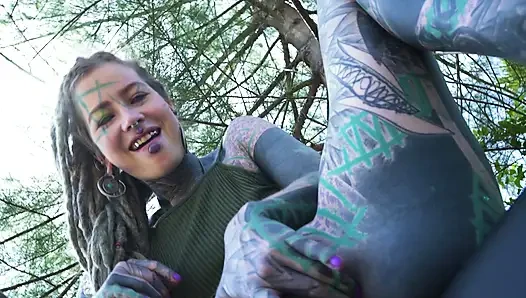 Public Solo Anal - Massive Gape, Prolapse, Squirt on Motor Scooter