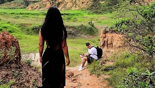 Outdoor Sex! a Cute Colombian in the Middle of the Desert Until I Make Her Come
