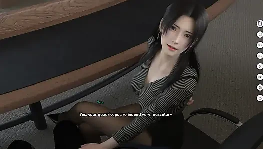 Both of them are competing for his penis. Gameplay.