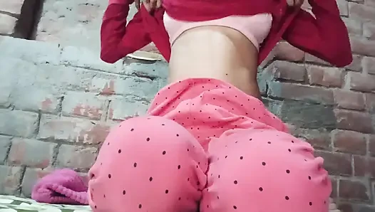 Village skinny girl pinky showing her perfect body to our xhemster family.