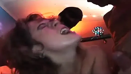 Mature MILFs Drenched in Cum During Wild Group Orgy