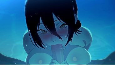 Reze and Denji Having Hardcore Sex in the Pool | Chainsaw Man