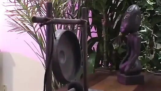 Raunchy doll is swallowing warm cum after deep asshole drilling