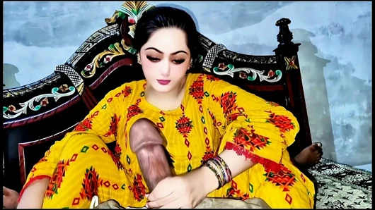 Hot Iranian Girl in Tight Yellow Salwar Kameez  Massive Boobs Titfuck And Hard Cock Play  Real Homemade