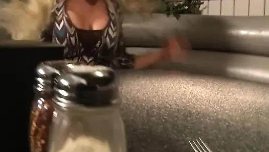 Outdoor Fucks Scene-3_sexy Busty Blonde Enjoys Fucking on the Pizzeria Table