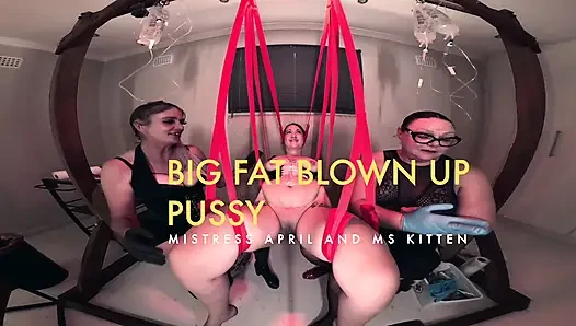 Mistress April's Big Fat Pussy Blow-up