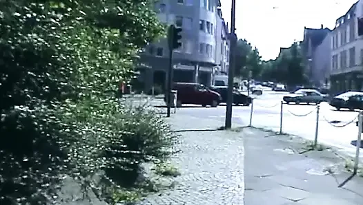 Public Blowjob Tease and Sloppy Fingering Explosion