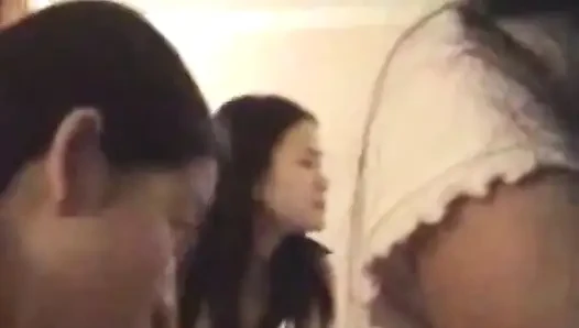 Exclusive Vietnamese Amateur Foursome, Multi Pos, Bed and Floor, Pretty Students Get Piston Action, Facials 3 Together.