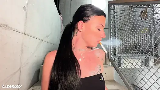 Smoked and Squirted in the Parking Garage