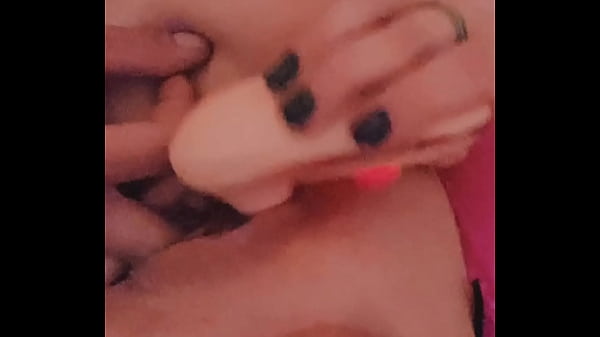 MILF OklaWhore getting a little help stretching tight pussy