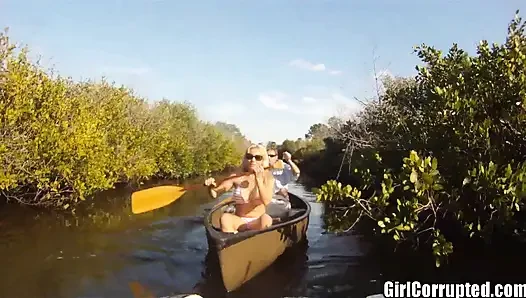 Jasmine Tame Big Boobs Kayak Adventure Fuck Jizz Mouth!