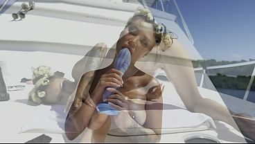Monika Fox Freedom Public Outdoor Adventures, Pissing On Beach, Dildo Fucking On Yacht & Blowjob For Captain