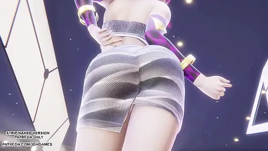 MMD MAMAMOO - Starry Night Evelynn Sexy Kpop Dance League of Legends Hentai Uncensored 4K 60FPS