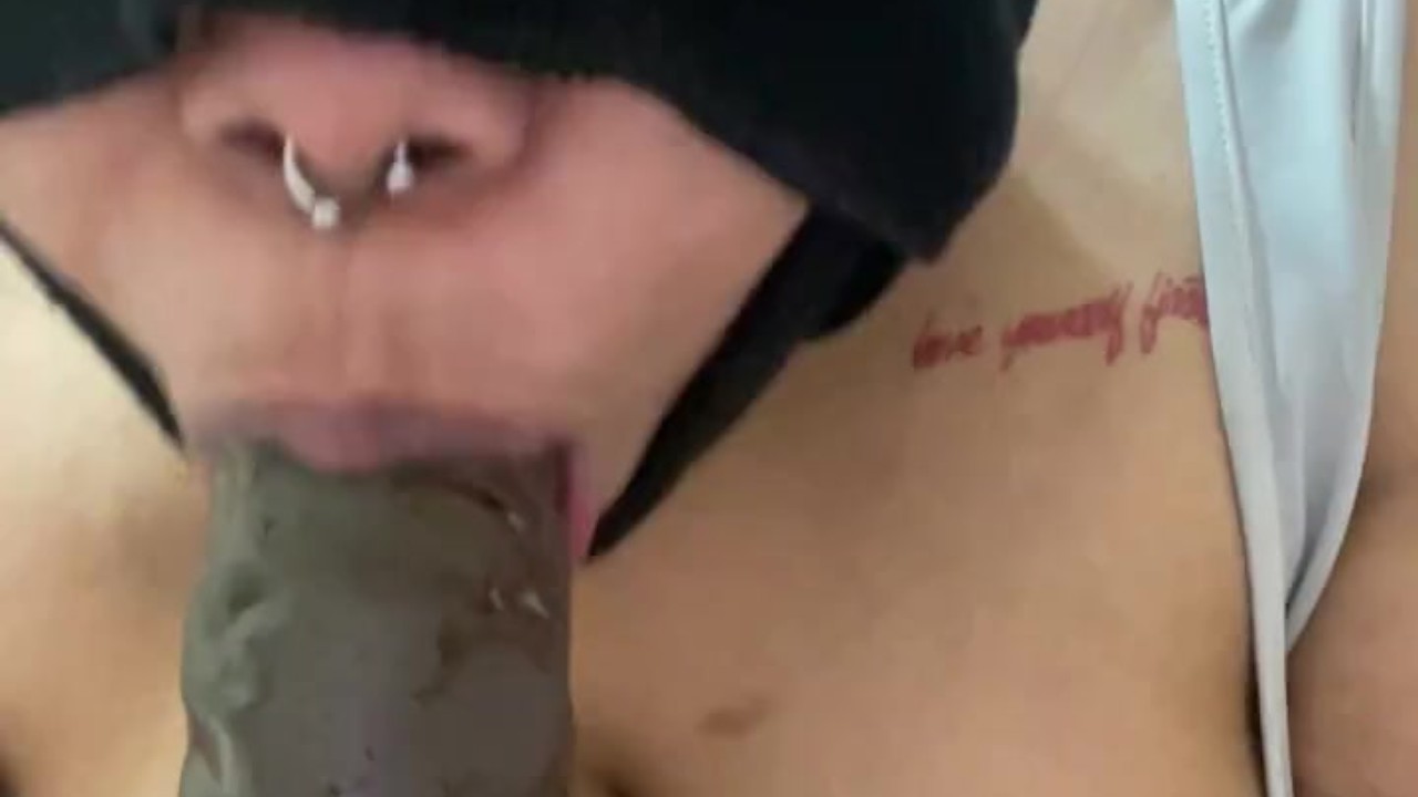 Ebony BBW Sucks BBC