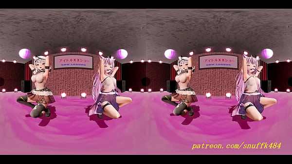vr180 mmd kyori chloe dance 3d hololive