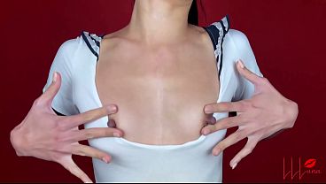 Small Tits Nipple Tease in Wet Swimwear – Hot Asian gets wet for sexy Solo Nipple Play Show