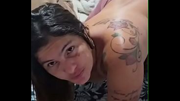 Redhead shows her pussy and wants cum on her clothes.