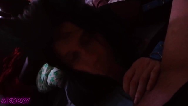 Cute femboy gives boyfriend a blowjob
