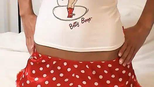 Cute Bruentte Babe with Perky Tits Lacey Like to Pleasure Herself