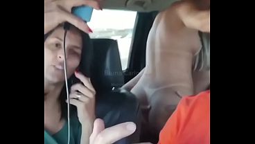I fucked the hot blonde in the car and gave her a mouthful of cum, and her ex filmed everything.