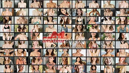 Intimate amateur compilation with oral and sexual intercourse