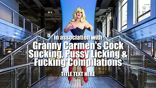 Granny Carmen's AII-American Superhero Cocksucking Extravaganza Compilation 8920COMP
