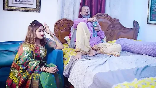 Bete ke ghar pe nhi rahne par sasur ne meri jawani ki pyaas bujhai
