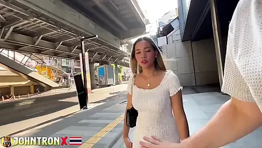 Johntronx - 2024/5/31 - Bell B Part 2 - She Wears a White Dress for 2nd Date and Creampie