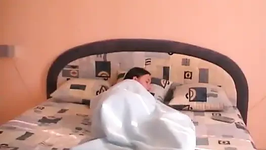 Beautiful brunette teen gets pussy banged and mouth filled with cum