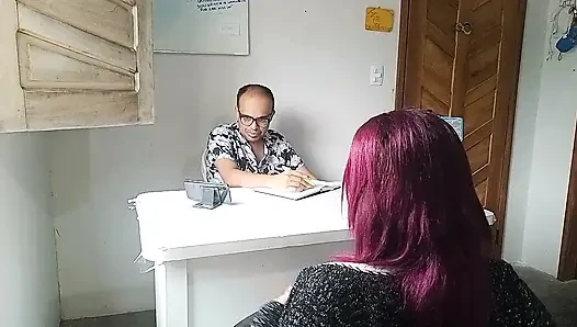 A Hot Interview with Her Big Tits and Ass