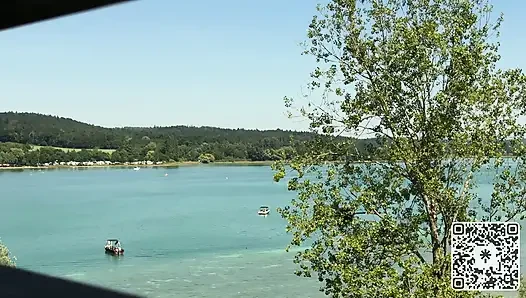 Big Ass Milf Public Fuck and Blowjob on Viewpoint Tower - Risky POV