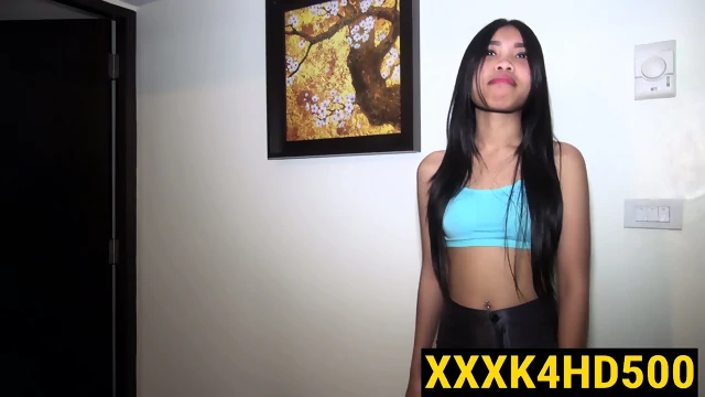 Cute Petite Thai Girl. Nice Small Tits And Nice Facial