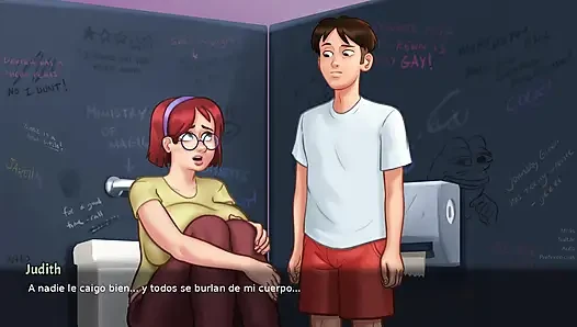 Sex in college with my best friend, and with the teacher - summertime saga