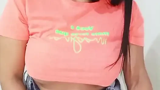 Brunette banging a crab