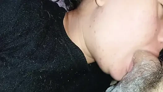 EXTREME CREAMPIE, FILLING THIS LITTLE MOUTH WITH SO MUCH CUM