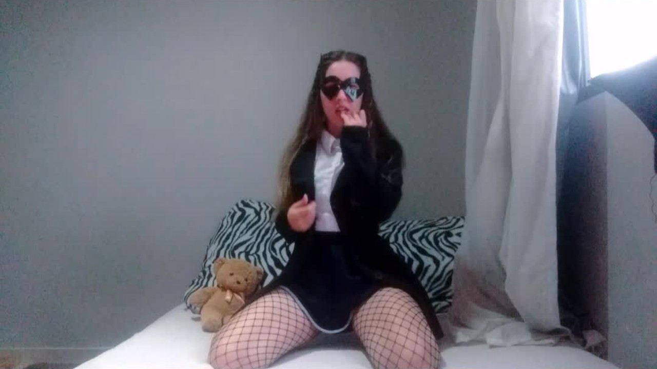 Just a cute student teasing and fingering for daddy :p