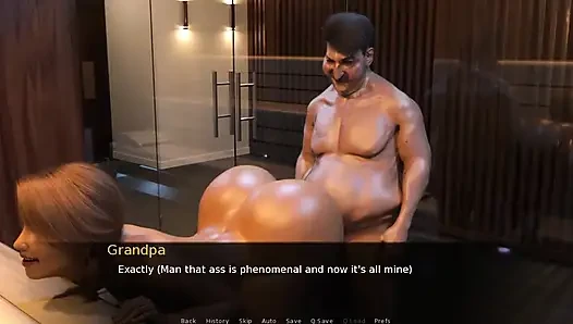 Grandpas Visit -g'sv - Gameplay - Roleplay - Sauna - Threesome