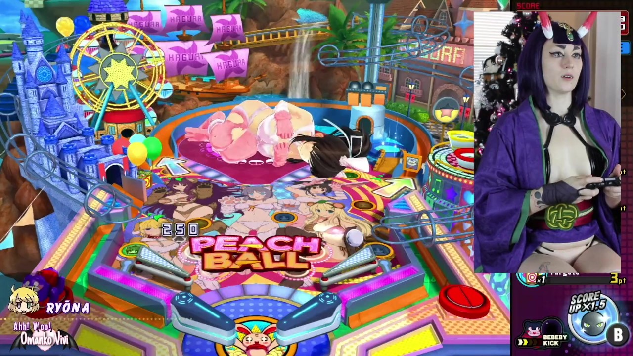 OmankoVivi Flipper Handling Episode 2 ♡Senran Kagura Peach Ball
