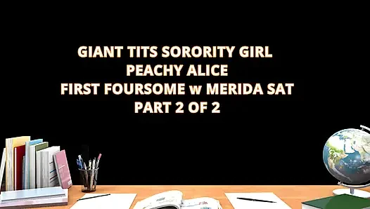 Sorority Sluts with Fat Asses and Huge Cock Foursome