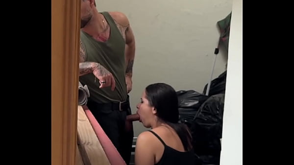 If there's a happy man in this world, it's this cuckold!